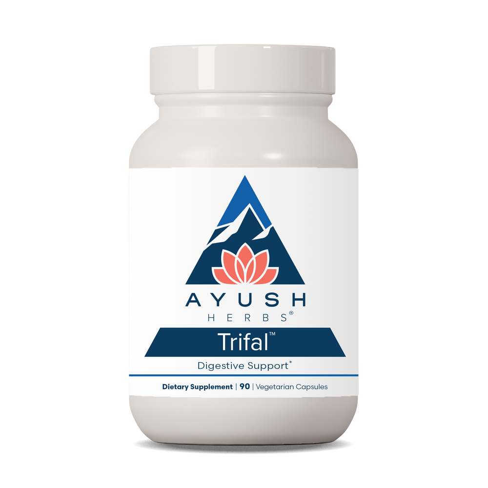 Trifal Bottle front by Ayush herbs herbal supplements