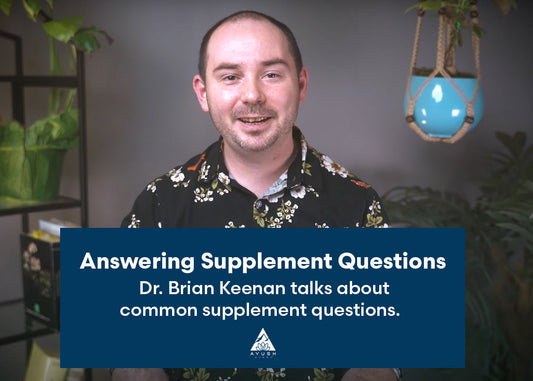 Dr. Brian Keenan addresses questions about supplements, providing expert insights in a clinical environment.