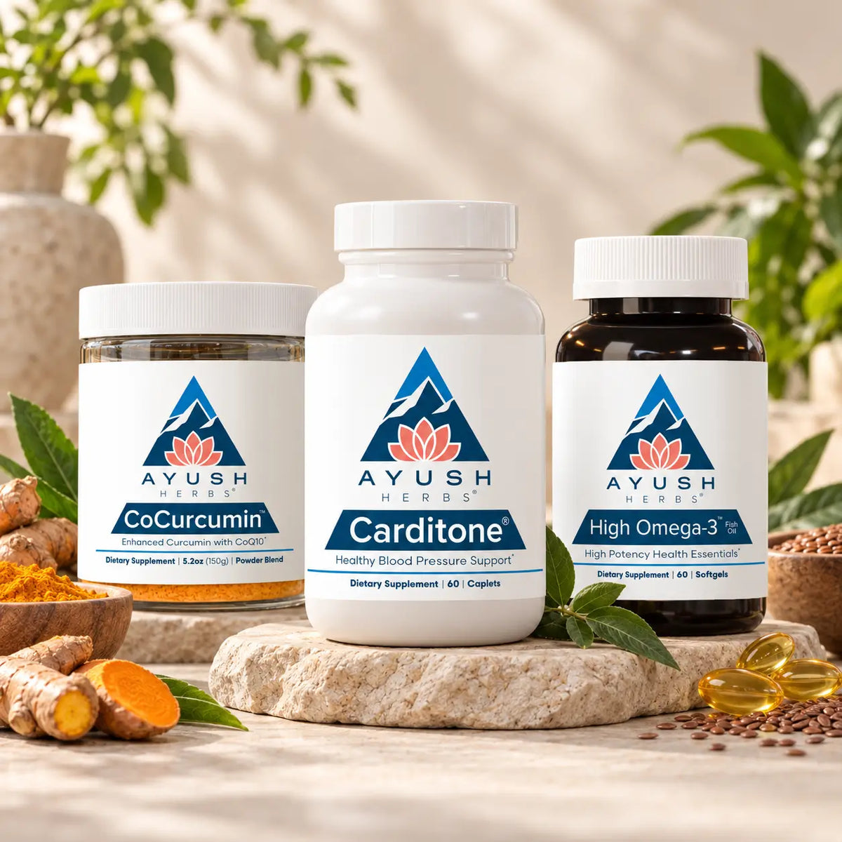 Cardiovascular support, cardiovascular lineup, fish oil, turmeric 