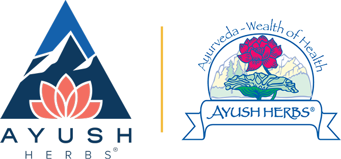 Ayush herbs logo changes, side-by-side
