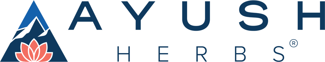 Ayush herbs logo in the landscape mode
