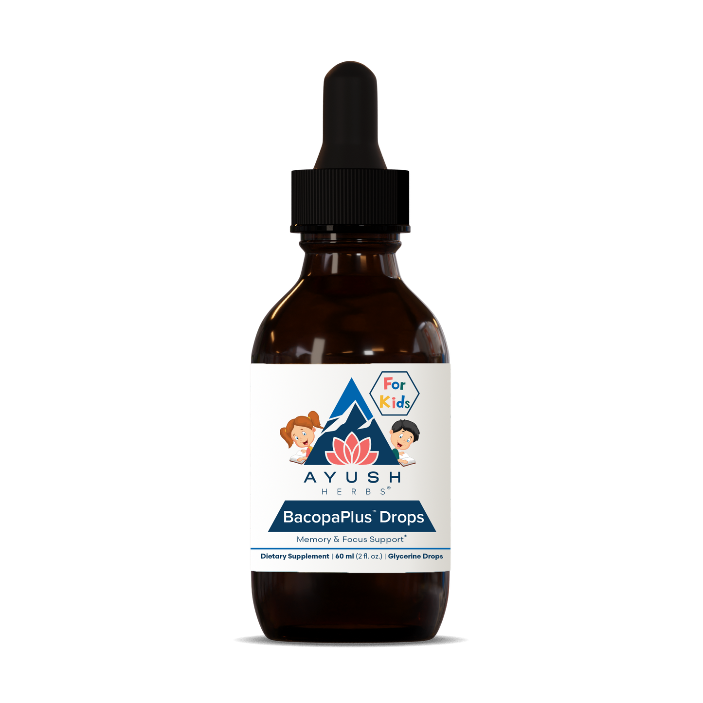 
                  
                    BacopaPlus Kids Drops front by Ayush herbs herbal supplements
                  
                