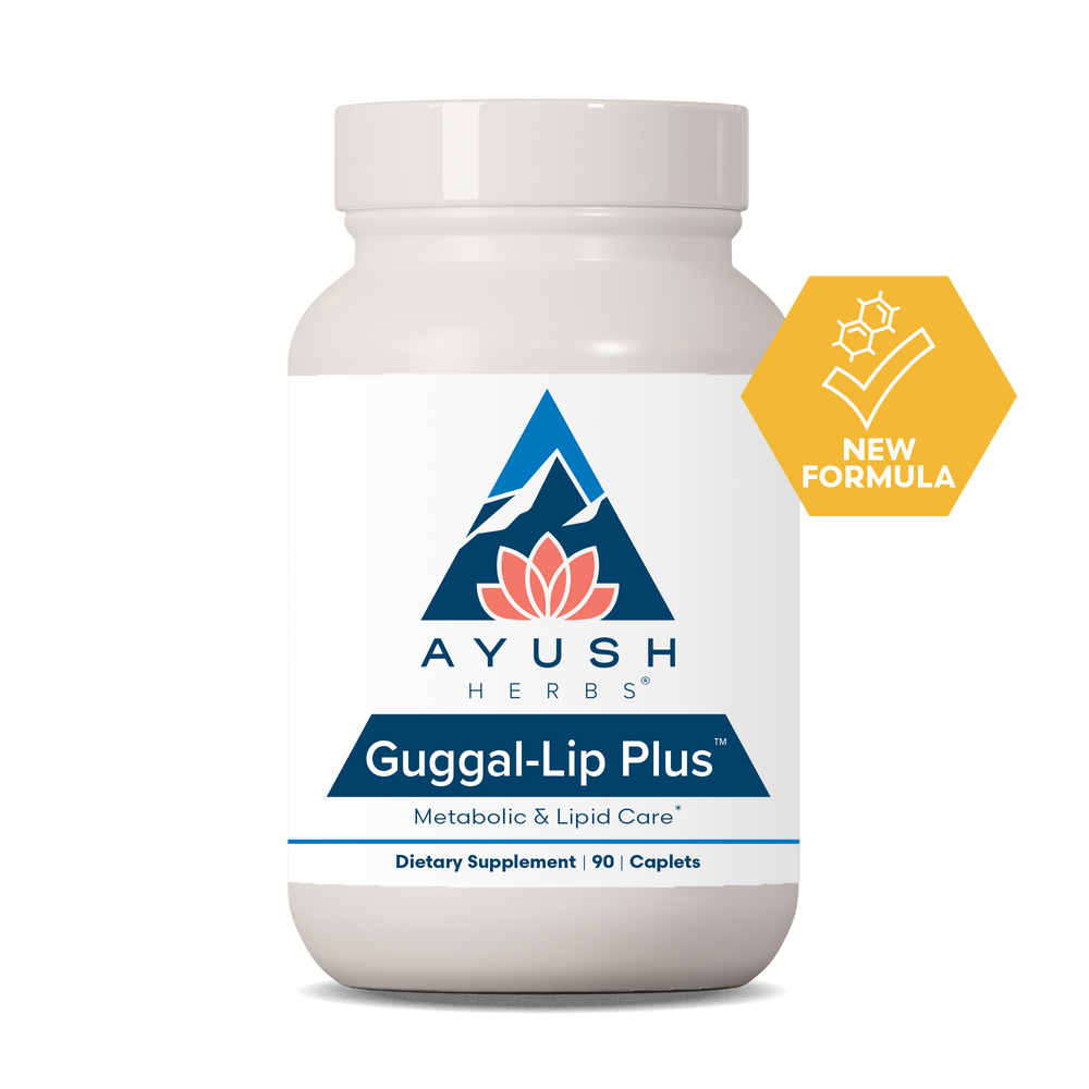 
                  
                    Guggal Lip Plus Bottle front by Ayush herbs herbal supplements
                  
                