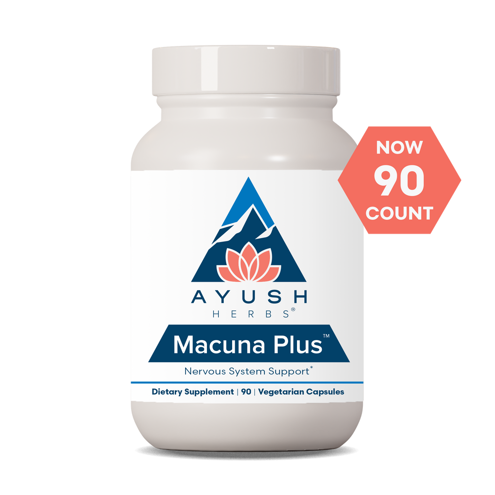 
                  
                    Macuna Plus Bottle front by Ayush herbs herbal supplements
                  
                
