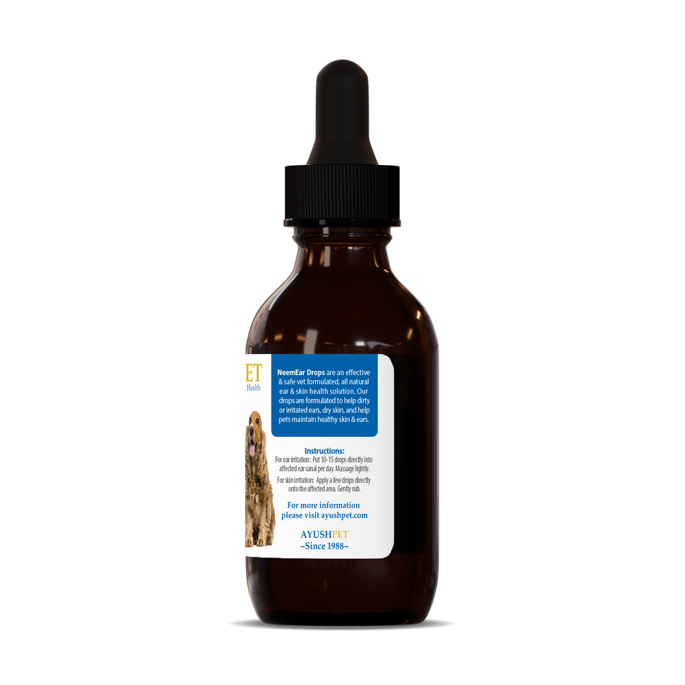 
                  
                    Neem Ear Drops Bottle right side by Ayush Herbs Pet herbal supplements
                  
                