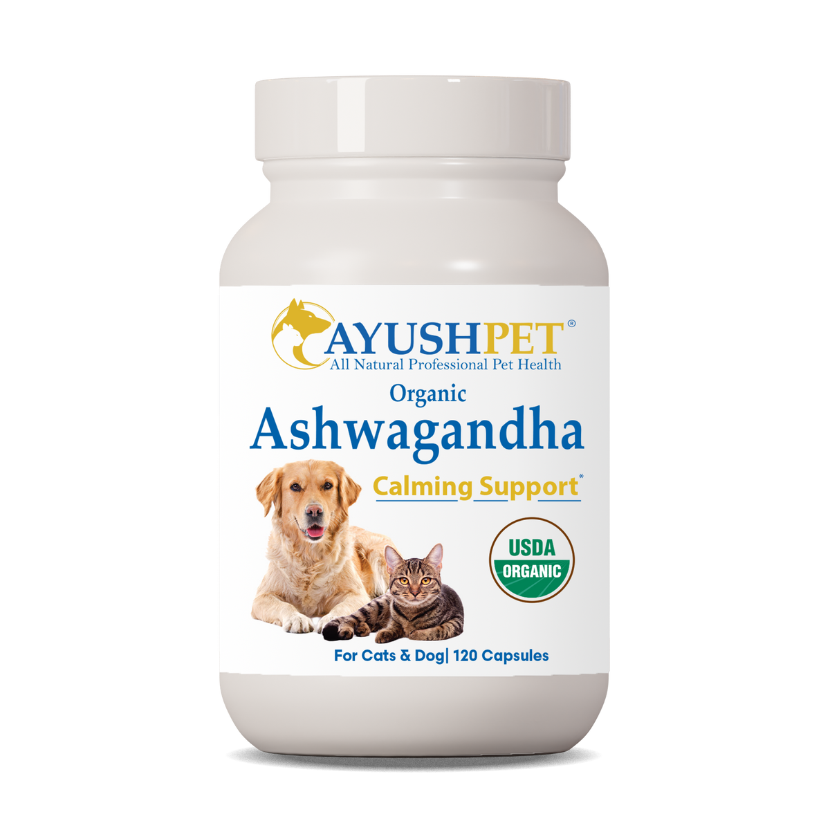 Pet Ashwagandha - Herbal Ashwagandha Formula to Soothe Pets Naturally