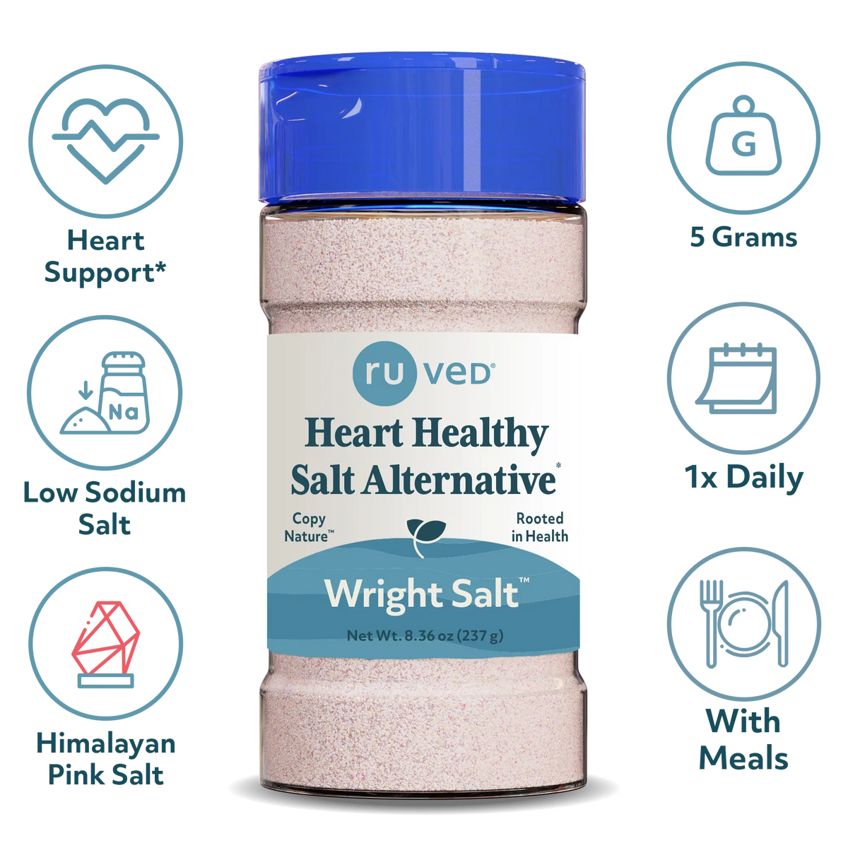 Wright Salt™ – Reduced-Sodium Himalayan Salt Blend